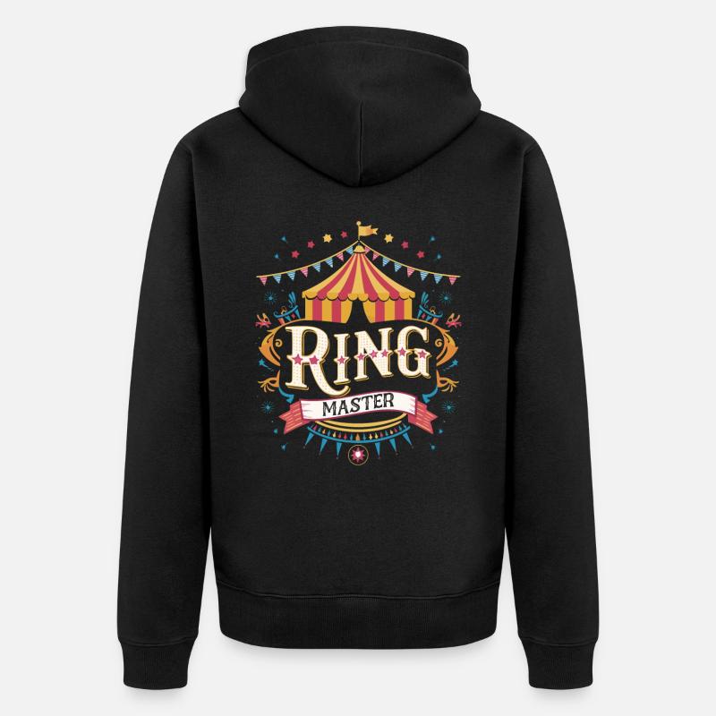 Cirque Carnaval Carnaval - Veste à capuche bio Premium Unisexe - noir