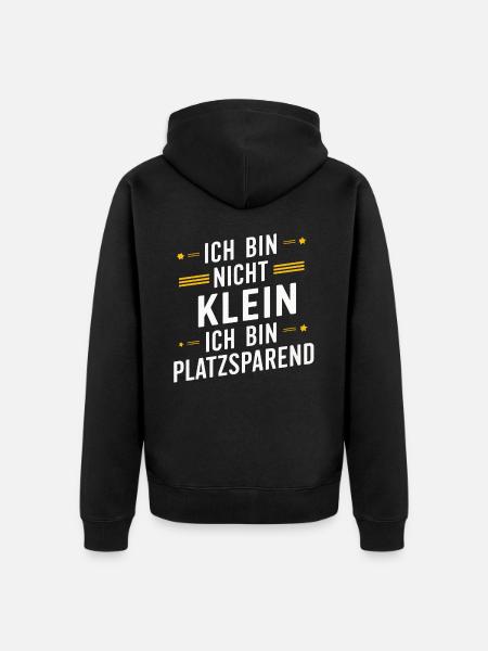Sarcasm Irony Funny Sarcastic Sayings - Unisex Premium Organic Zip Hoodie - black