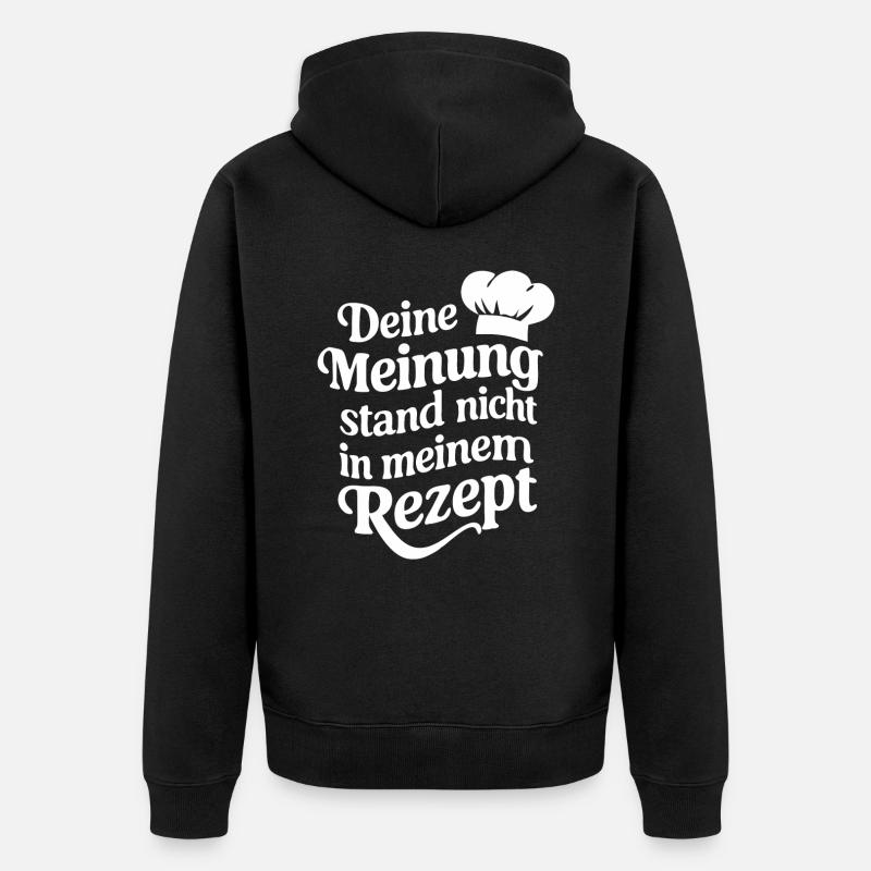 Chef Chef - Veste à capuche bio Premium Unisexe - noir
