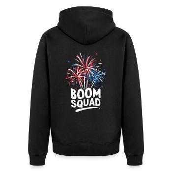 Pyrotechnie Feux d’artifice Pyrotechnie - Veste à capuche bio Premium Unisexe - noir - Dos - Nico (187cm)