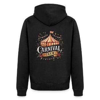 Cirque Carnaval Carnaval - Veste à capuche bio Premium Unisexe - noir - Dos - Nico (187cm)