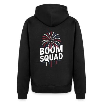 Pyrotechnie Feux d’artifice Pyrotechnie - Veste à capuche bio Premium Unisexe - noir - Dos - Nico (187cm)
