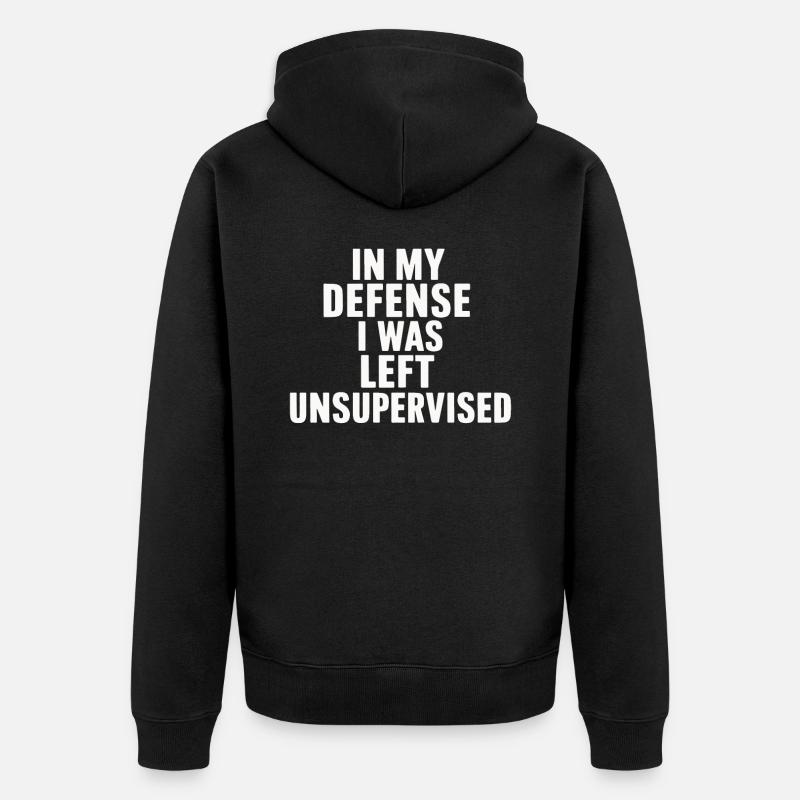 Supervisor Beruf - Unisex Premium Bio Zip Hoodie - Schwarz