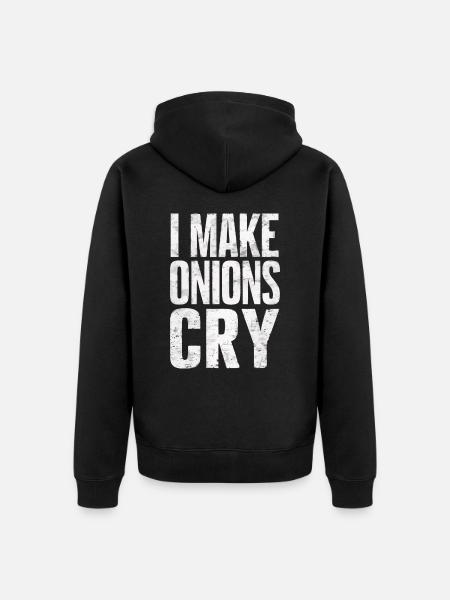 Lustig Sarkasmus sarkastischer Humor Ironie - Unisex Premium Bio Zip Hoodie - Schwarz