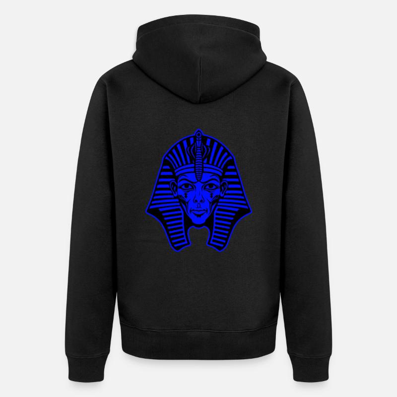 Portrait de Pharaon - Veste à capuche bio Premium Unisexe - noir