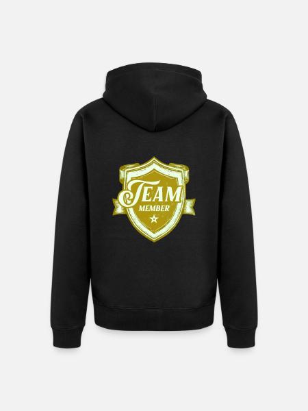 Équipier - Veste à capuche bio Premium Unisexe - noir