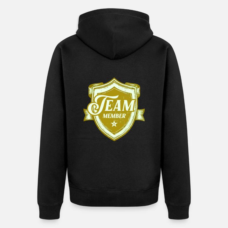 Équipier - Veste à capuche bio Premium Unisexe - noir