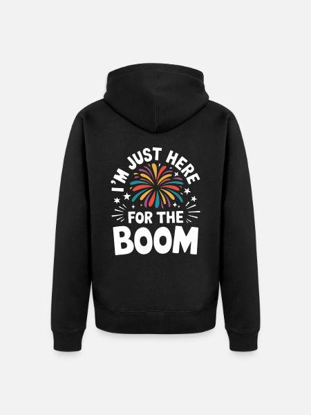 Pyrotechnics Fireworks Pyrotechnics - Unisex Premium Organic Zip Hoodie - black