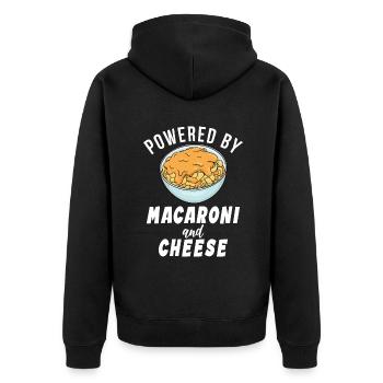 Snack Cheese Lover Cheese Gift - Veste à capuche bio Premium Unisexe - noir - Dos - Nico (187cm)