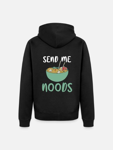 Ramen Lover - Unisex Premium Organic Zip Hoodie - black