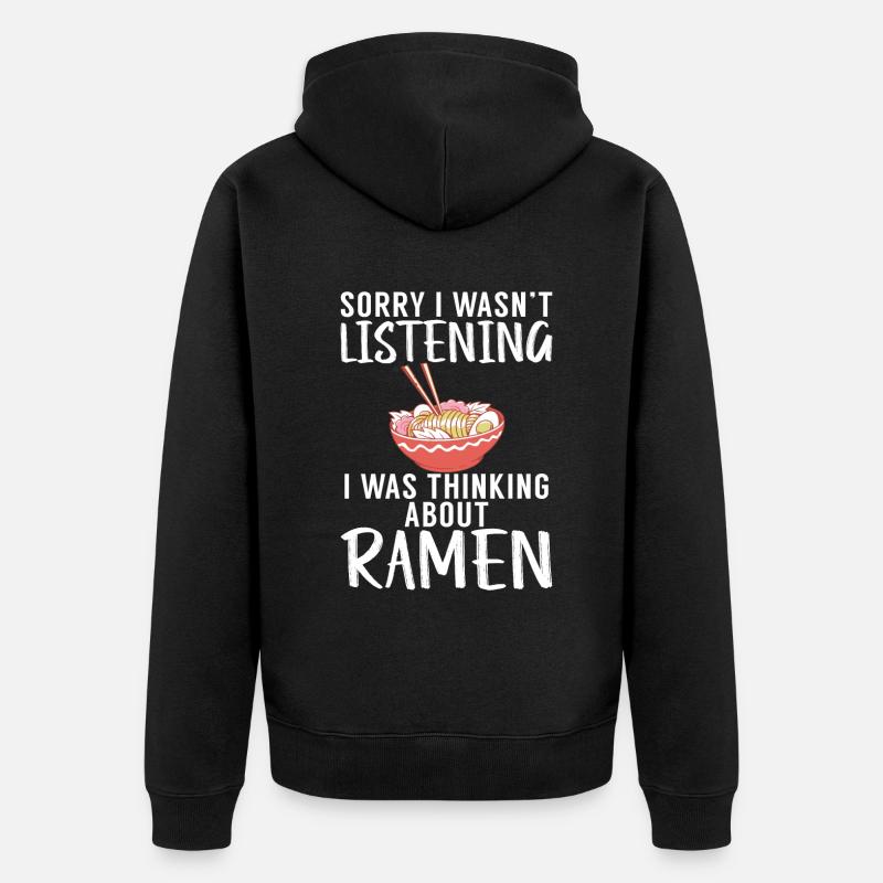 Ramen Lover - Veste à capuche bio Premium Unisexe - noir