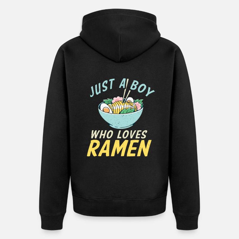 Ramen Lover - Veste à capuche bio Premium Unisexe - noir