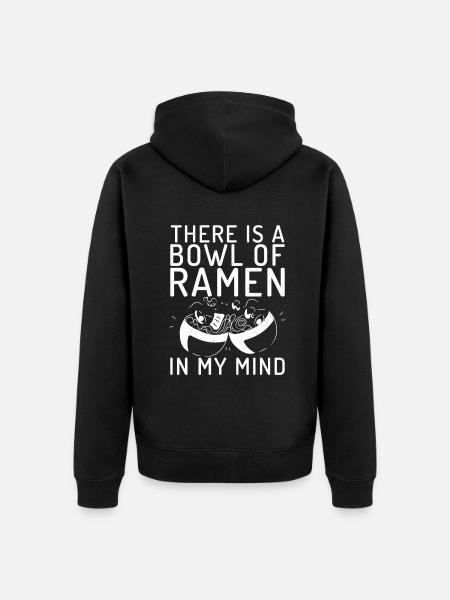 Ramen Lover - Unisex Premium Organic Zip Hoodie - black