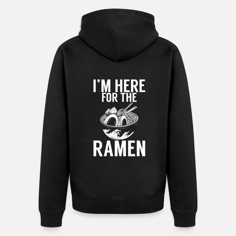 Ramen Lover - Veste à capuche bio Premium Unisexe - noir