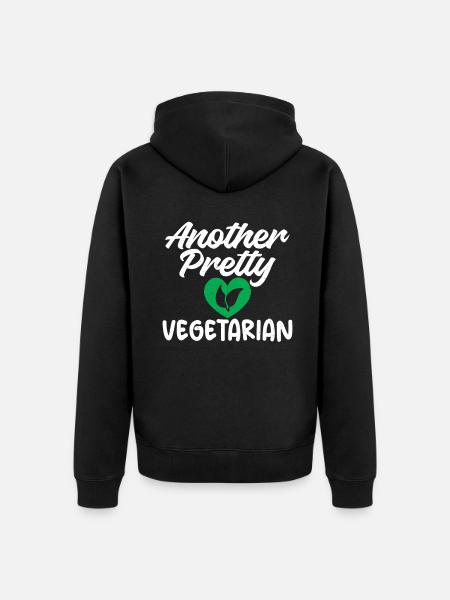 Vegetable Lover Vegetarian Gifts - Unisex Premium Organic Zip Hoodie - black