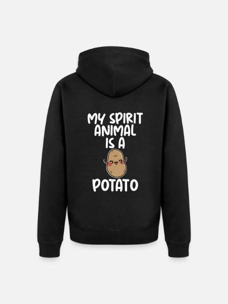 Vegetable Lover Vegetarian Gifts - Unisex Premium Organic Zip Hoodie - black