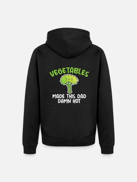 Vegetable Lover Vegetarian Gifts - Unisex Premium Organic Zip Hoodie - black