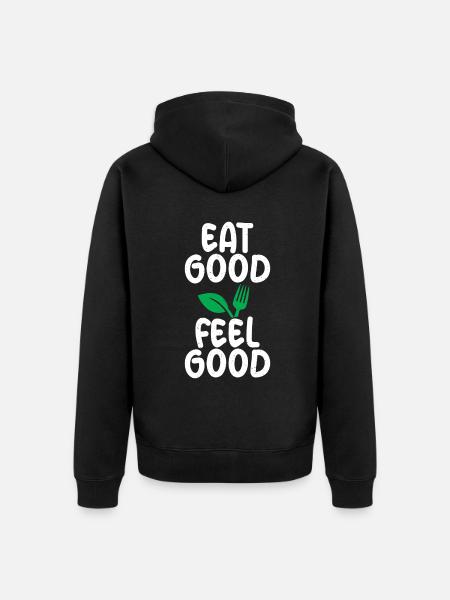 Vegetable Lover Vegetarian Gifts - Unisex Premium Organic Zip Hoodie - black