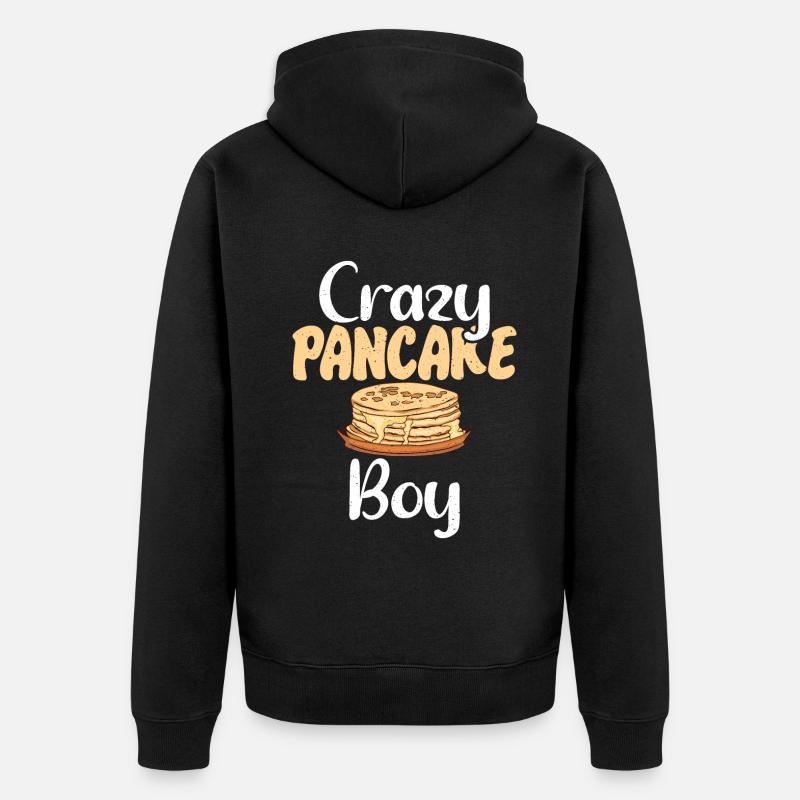 Pancake Lover Cadeau - Veste à capuche bio Premium Unisexe - noir