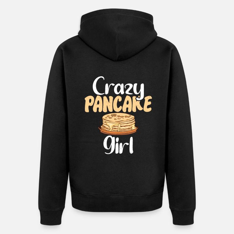 Pancake Lover Cadeau - Veste à capuche bio Premium Unisexe - noir