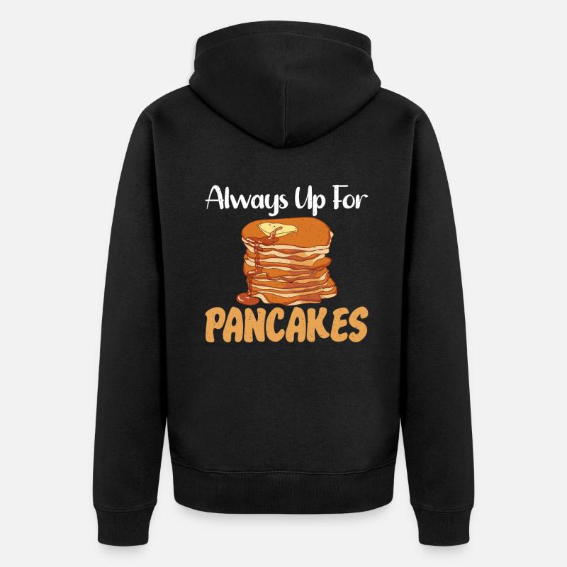 Pancake Lover Cadeau - Veste à capuche bio Premium Unisexe - noir
