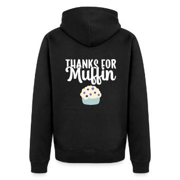 Cadeaux Cookie Lover - Veste à capuche bio Premium Unisexe - noir - Dos - Nico (187cm)