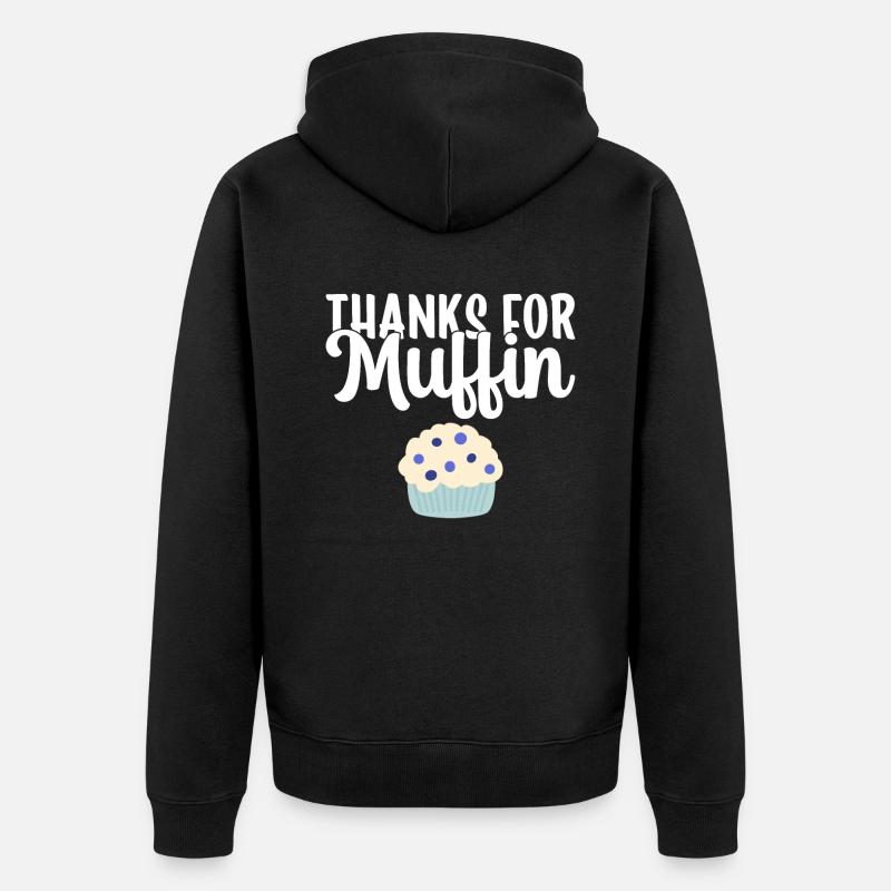 Cadeaux Cookie Lover - Veste à capuche bio Premium Unisexe - noir