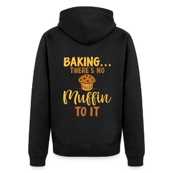 Cadeaux Cookie Lover - Veste à capuche bio Premium Unisexe - noir - Dos - Nico (187cm)