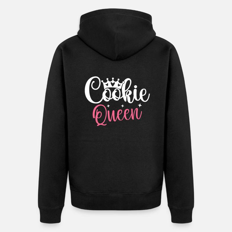 Cadeaux Cookie Lover - Veste à capuche bio Premium Unisexe - noir