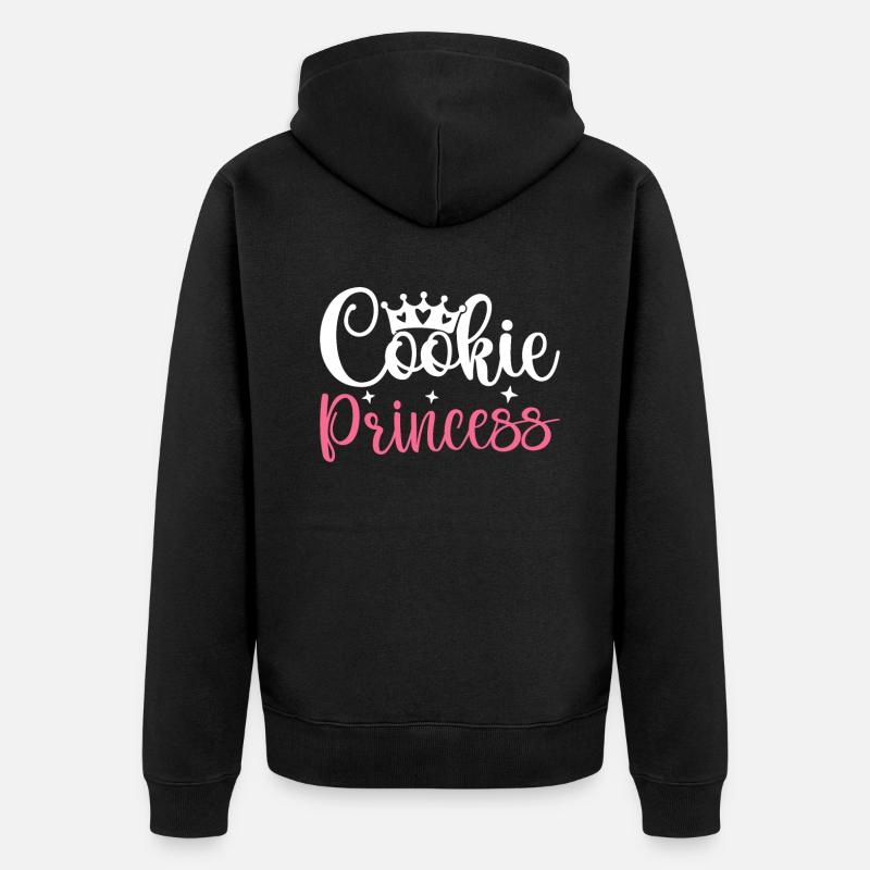 Cadeaux Cookie Lover - Veste à capuche bio Premium Unisexe - noir