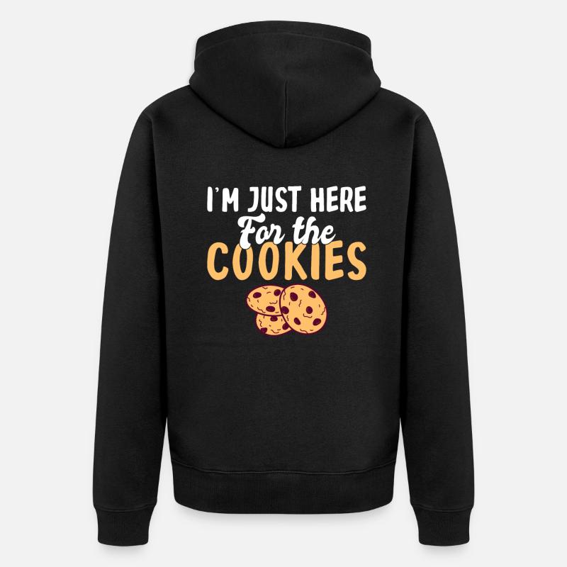 Cadeaux Cookie Lover - Veste à capuche bio Premium Unisexe - noir