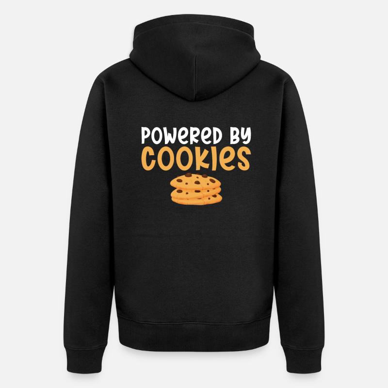 Cadeaux Cookie Lover - Veste à capuche bio Premium Unisexe - noir
