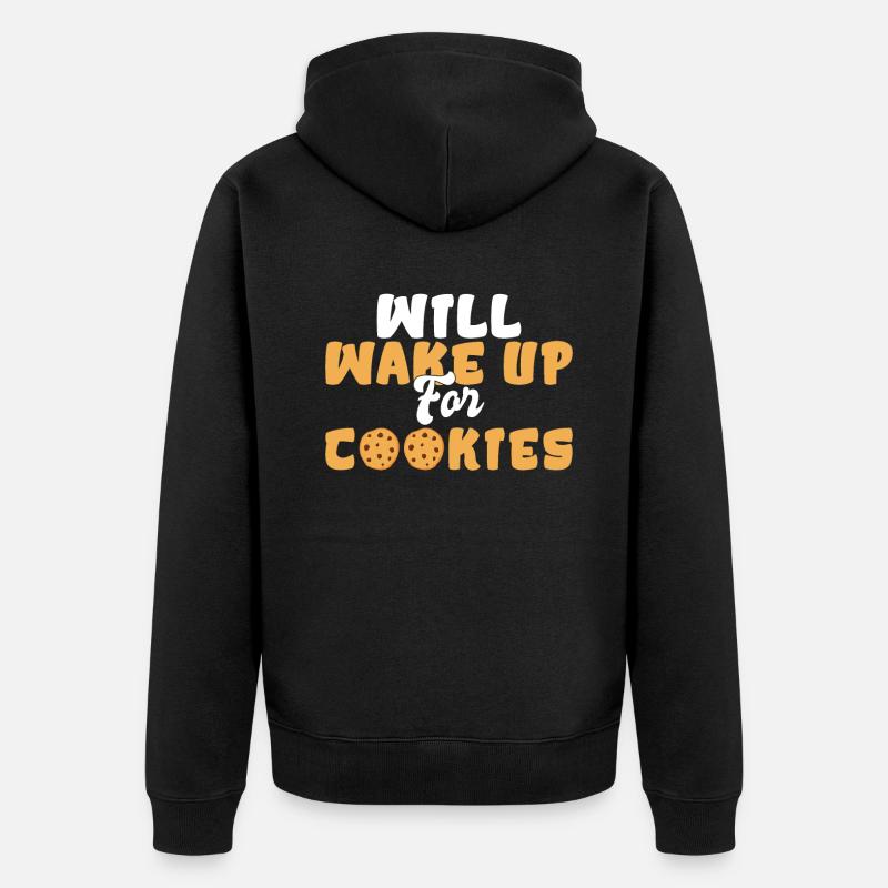 Cadeaux Cookie Lover - Veste à capuche bio Premium Unisexe - noir