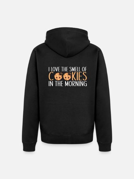Cookie Lover Gifts - Unisex Premium Organic Zip Hoodie - black