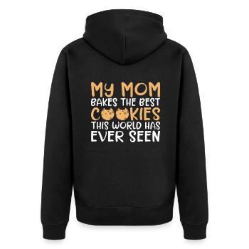Cadeaux Cookie Lover - Veste à capuche bio Premium Unisexe - noir - Dos - Nico (187cm)