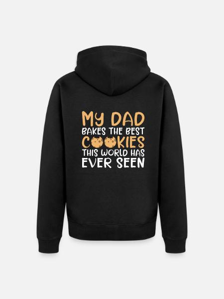 Cadeaux Cookie Lover - Veste Ă capuche bio Premium Unisexe - noir