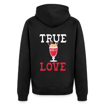 J’adore Milkshakes Milkshake Gift - Veste à capuche bio Premium Unisexe - noir - Dos - Nico (187cm)