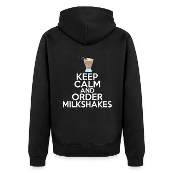 J’adore Milkshakes Milkshake Gift - Veste à capuche bio Premium Unisexe - noir - Dos - Nico (187cm)