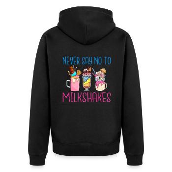 J’adore Milkshakes Milkshake Gift - Veste à capuche bio Premium Unisexe - noir - Dos - Nico (187cm)