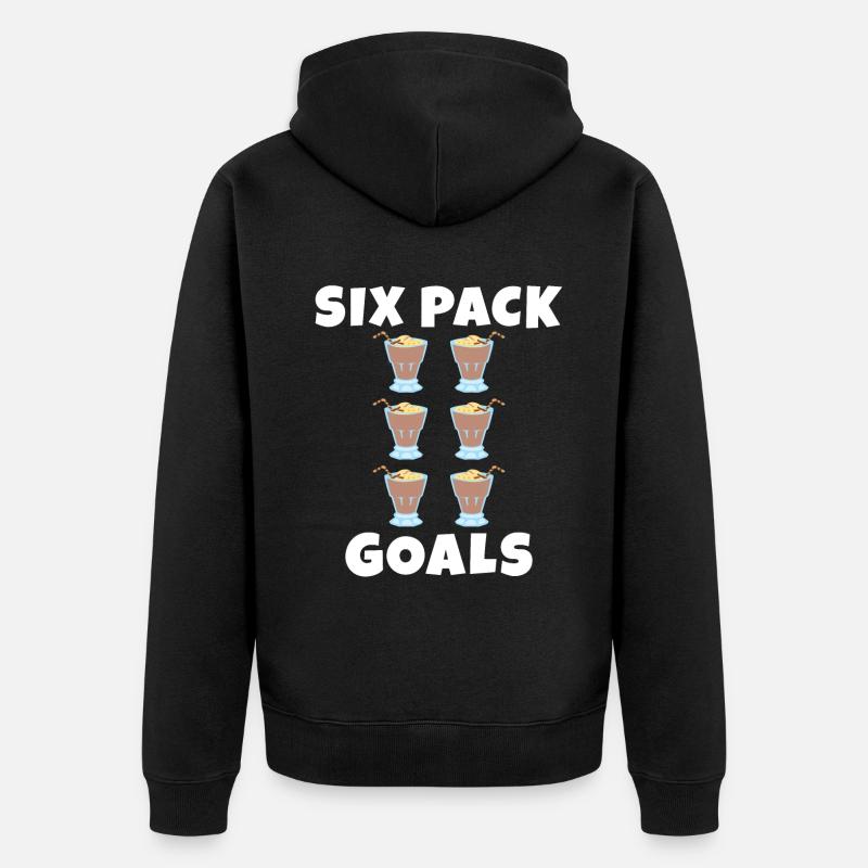 J’adore Milkshakes Milkshake Gift - Veste à capuche bio Premium Unisexe - noir