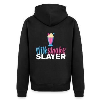 J’adore Milkshakes Milkshake Gift - Veste à capuche bio Premium Unisexe - noir - Dos - Nico (187cm)