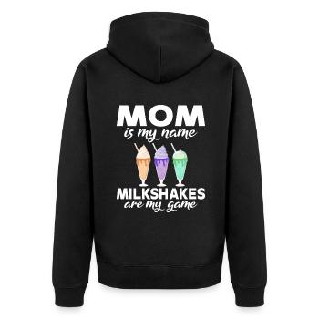 J’adore Milkshakes Milkshake Gift - Veste à capuche bio Premium Unisexe - noir - Dos - Nico (187cm)