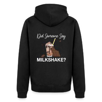 J’adore Milkshakes Milkshake Gift - Veste à capuche bio Premium Unisexe - noir - Dos - Nico (187cm)
