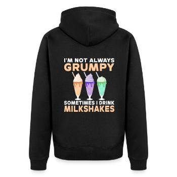 J’adore Milkshakes Milkshake Gift - Veste à capuche bio Premium Unisexe - noir - Dos - Nico (187cm)