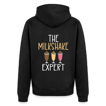 J’adore Milkshakes Milkshake Gift - Veste à capuche bio Premium Unisexe - noir - Dos - Nico (187cm)