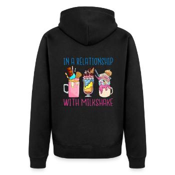 J’adore Milkshakes Milkshake Gift - Veste à capuche bio Premium Unisexe - noir - Dos - Nico (187cm)