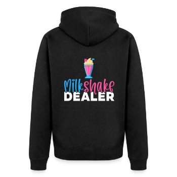 J’adore Milkshakes Milkshake Gift - Veste à capuche bio Premium Unisexe - noir - Dos - Nico (187cm)