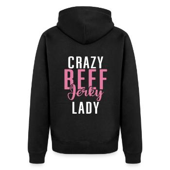 Beef Jerky Gift Beef Jerky Lover - Veste à capuche bio Premium Unisexe - noir - Dos - Nico (187cm)