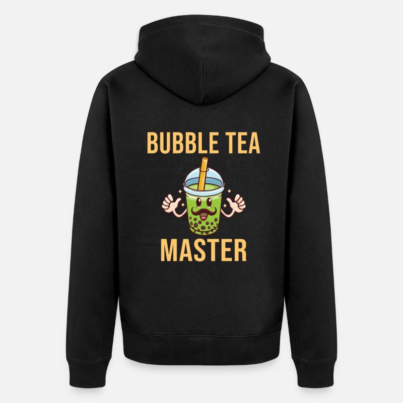 Bubble Tea Lover Cadeau - Veste à capuche bio Premium Unisexe - noir