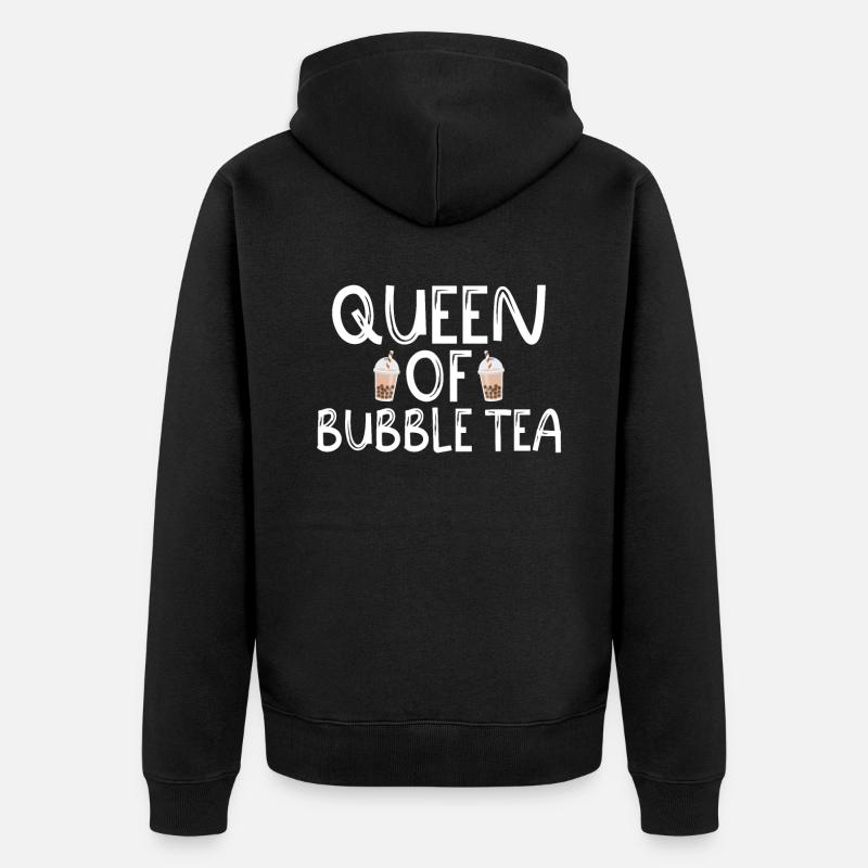 Bubble Tea Lover Cadeau - Veste à capuche bio Premium Unisexe - noir